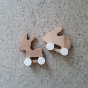 Pinch Toys Donkey and Rabbit