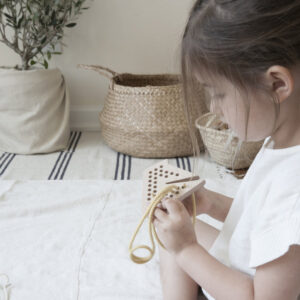 Aleta Kids Wooden Lacing Boat