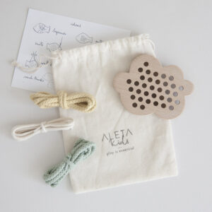 Aleta Kids Wooden Lacing Cloud