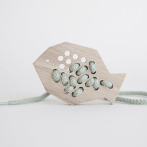 Aleta Kids Wooden Lacing Fish