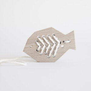 Aleta Kids Wooden Lacing Fish
