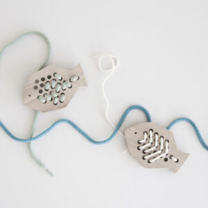 Aleta Kids Wooden Lacing Fish