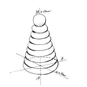 Wooden Story Natural Stacker