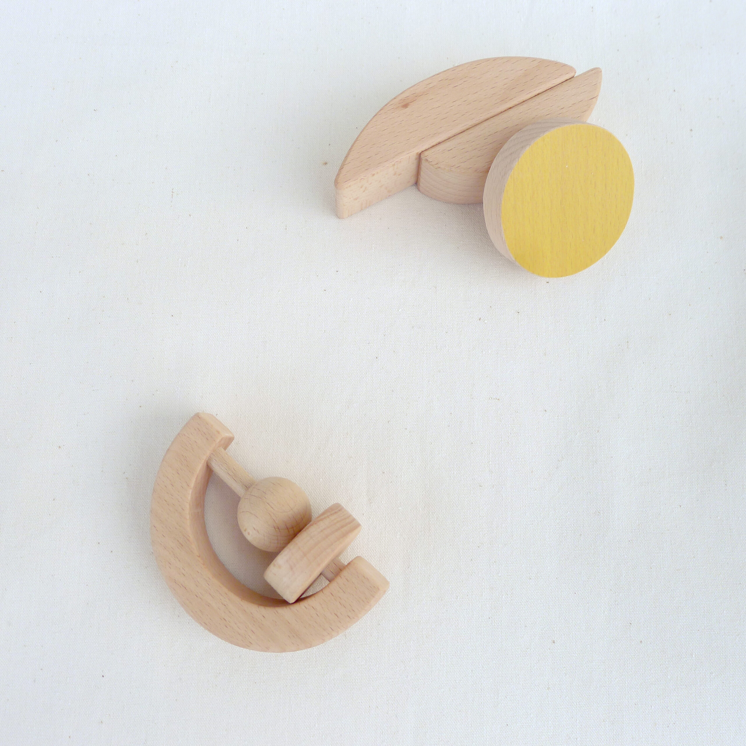 The Wandering Workshop Teether & Rattle Geometric