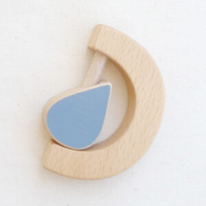 The Wandering Workshop Teether & Rattle Raindrop