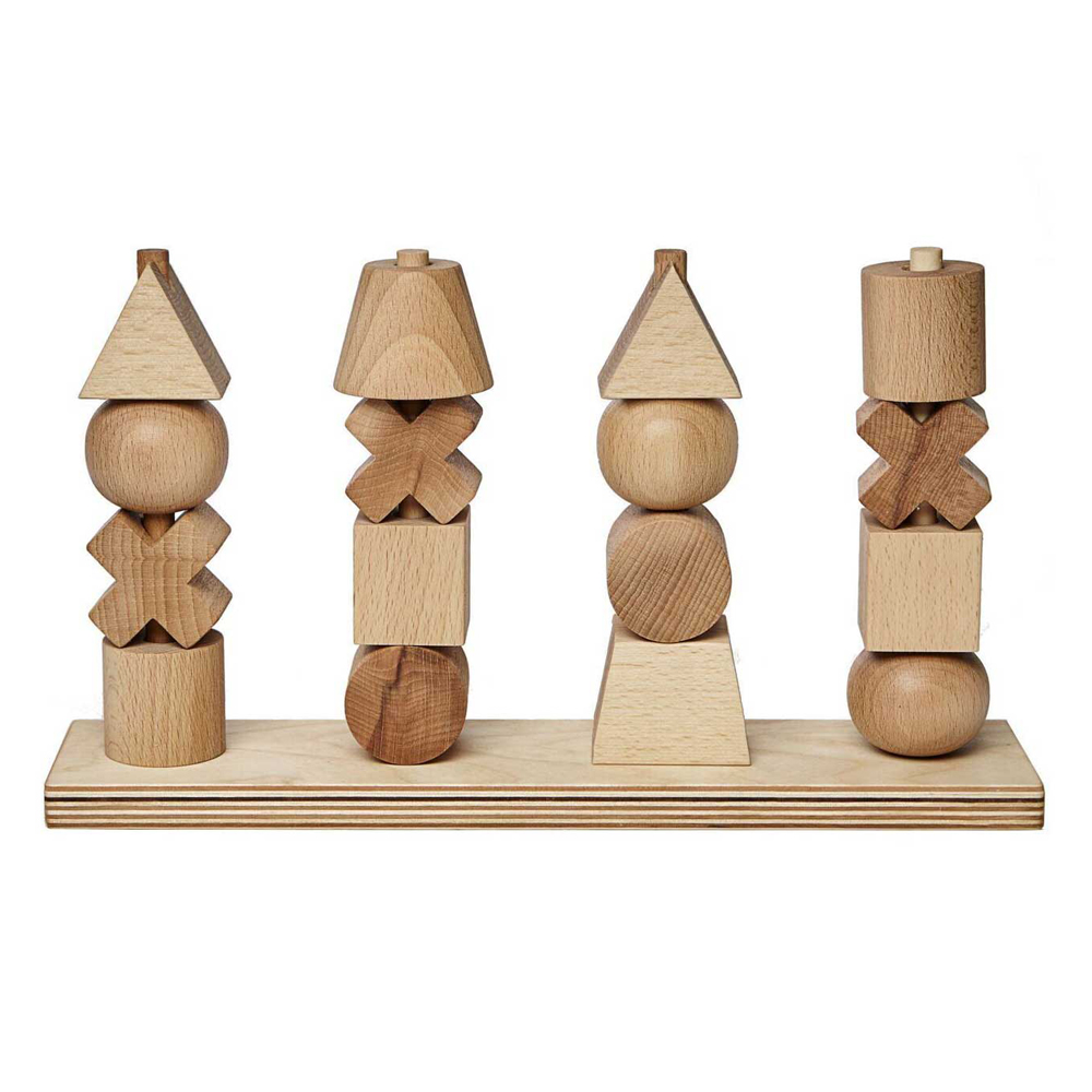 Wooden Story Natural Stacking Toy XL – The Milk Minimalist