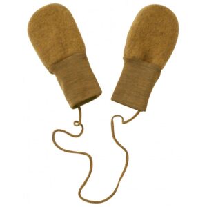 Engel Organic Wool Mittens Mustard