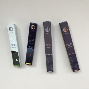 The Eco District Bamboo Toothbrushes 4-pcs Family Pack