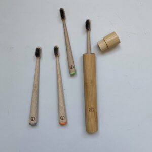 The Eco District Bamboo Toothbrush Travel Case
