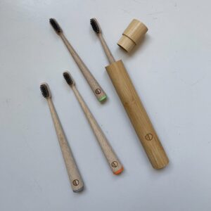 The Eco District Bamboo Toothbrush Travel Case