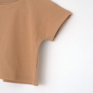 Lah Lan Rib Loose Tee Baked