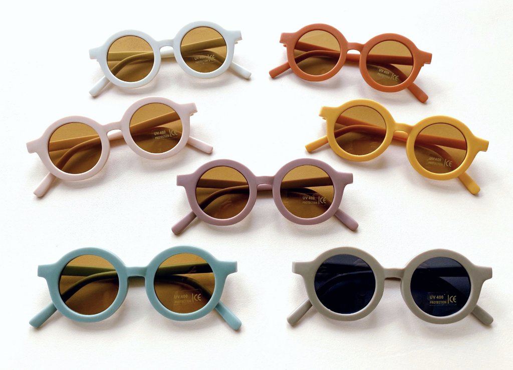 Grech & Co Grip Sustainable Kids Sunglasses Fern