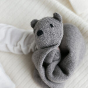Hvid Teddy Tokki Grey Melange