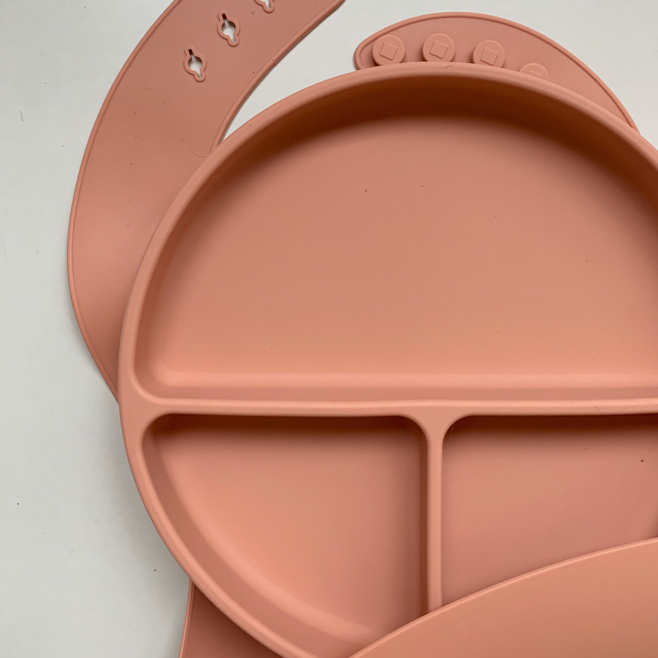 The Future Artist Silicone Suction Plate Coral