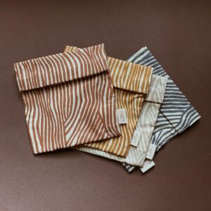 Haps Nordic Sandwich Bag - Mustard Wave