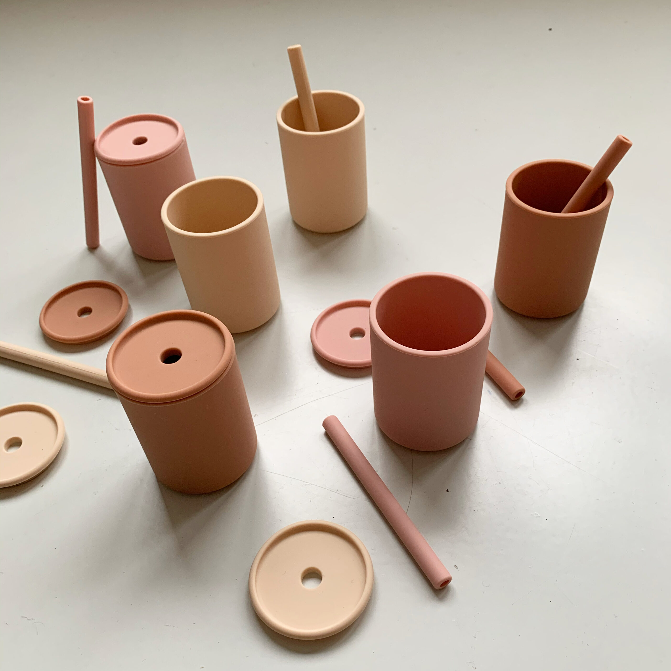 The Future Artist Straw Cup with Lid Wheat - Image 8