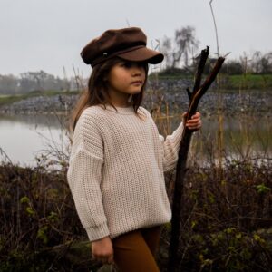 Yuki Chunky Knit Sweater Moon