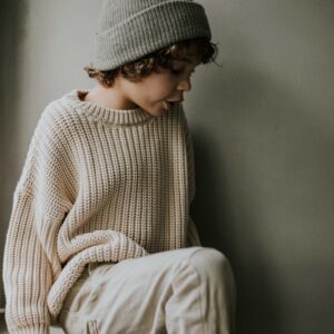 Yuki Chunky Knit Sweater Moon