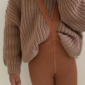 Mile Tights with Braces Cinnamon