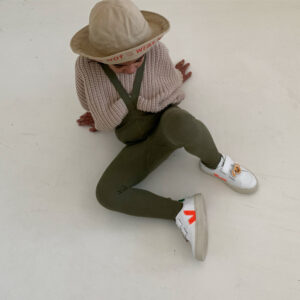 Mile Tights with Braces Herbal Green