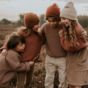 Yuki Chunky Knit Sweater Brick