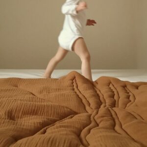 Jeanne Le Studio Quilted Playmat Terracotta
