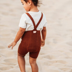 Silly Silas Shorty Tights with Braces Cinnamon
