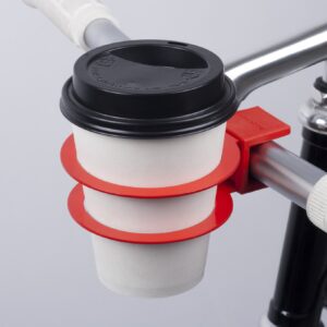 Bookman Coffee Cup Holder for Bike Red