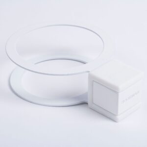Bookman Coffee Cup Holder for Bike White