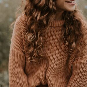 Yuki Chunky Sweater Coral