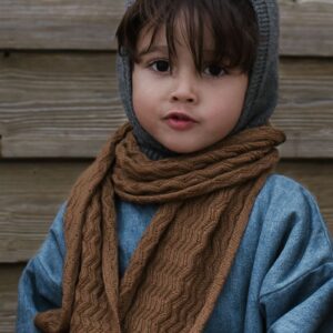 Hvid Scarf Fredrik Chocolate
