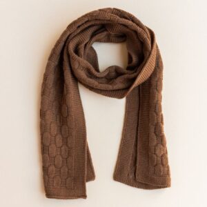 Hvid Scarf Fiona Chocolate