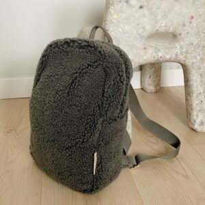 Studio Noos Dark Grey Teddy Backpack