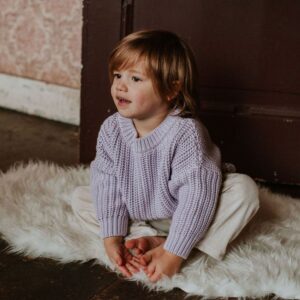 Yuki Chunky Sweater Lilac