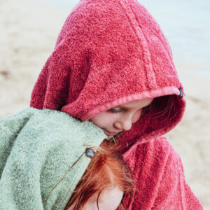 Beach and Bandits Garnet Poncho
