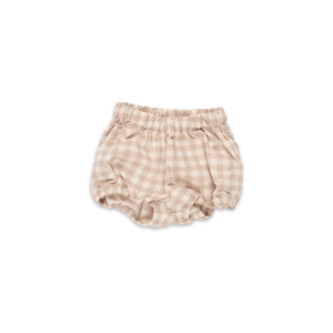 Studio Feder Organic Bloomer Gingham Oat