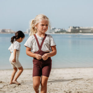 Silly Silas Shorty Tights with Braces Fig Blend