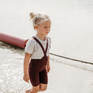 Silly Silas Shorty Tights with Braces Fig Blend