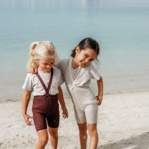 Silly Silas Shorty Tights with Braces Fig Blend