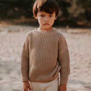 Yuki Chunky Knitted Legging Moon