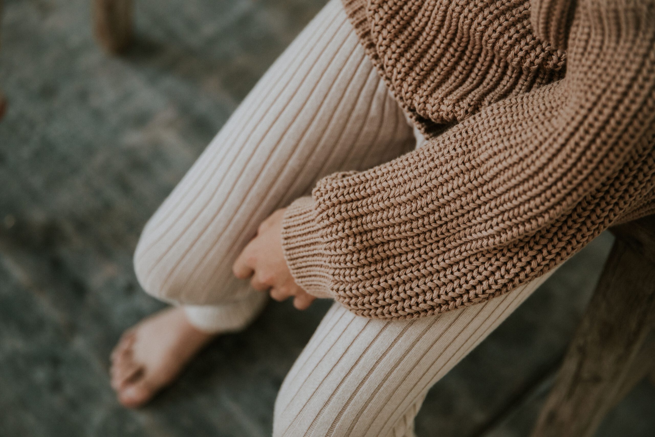 Yuki Chunky Knitted Legging Moon - Image 6
