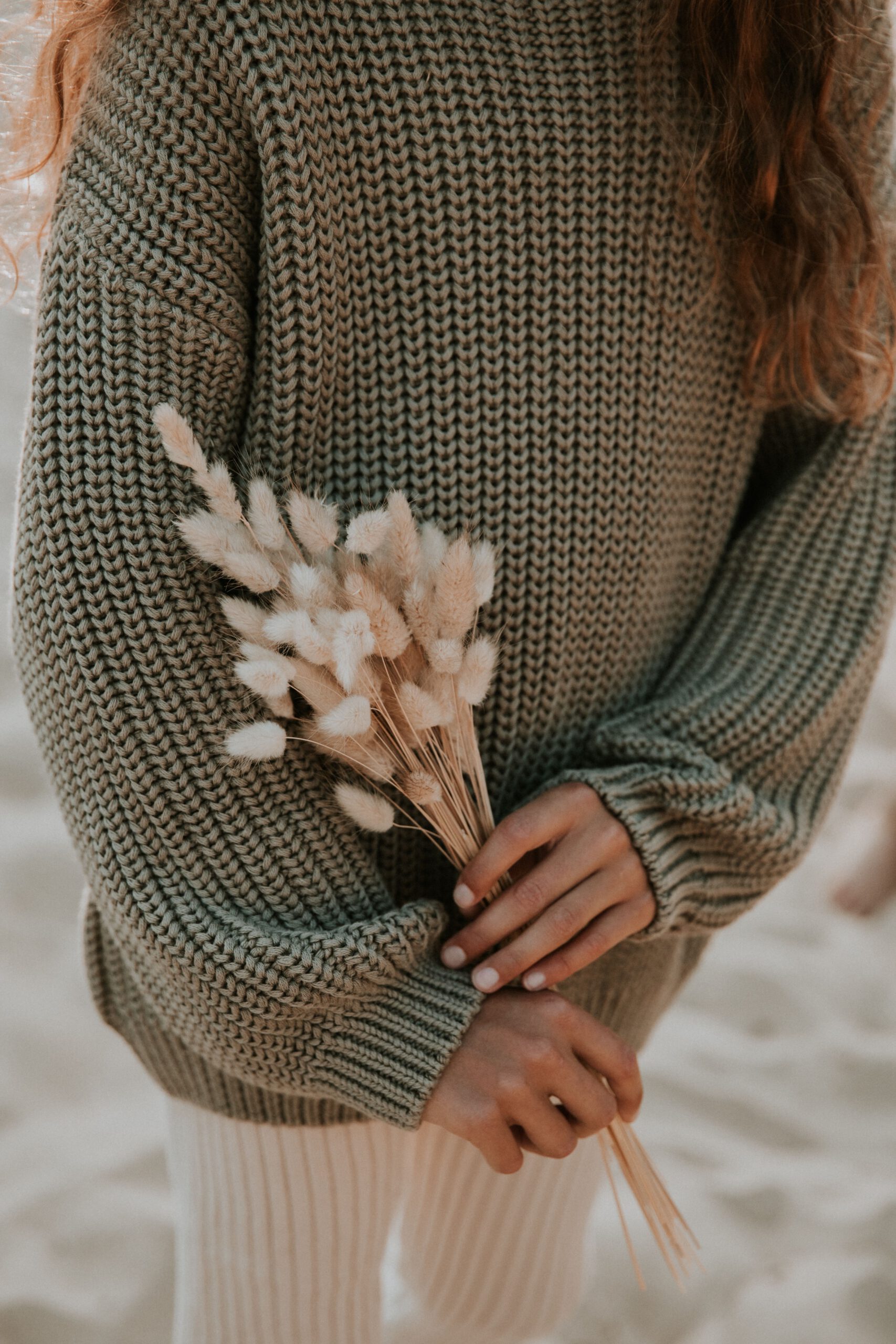Yuki Chunky Knit Sweater Sage - Image 8