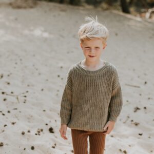Yuki Chunky Knit Sweater Sage