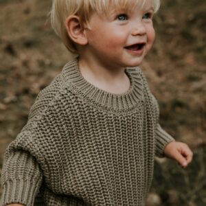 Yuki Chunky Knit Sweater Sage