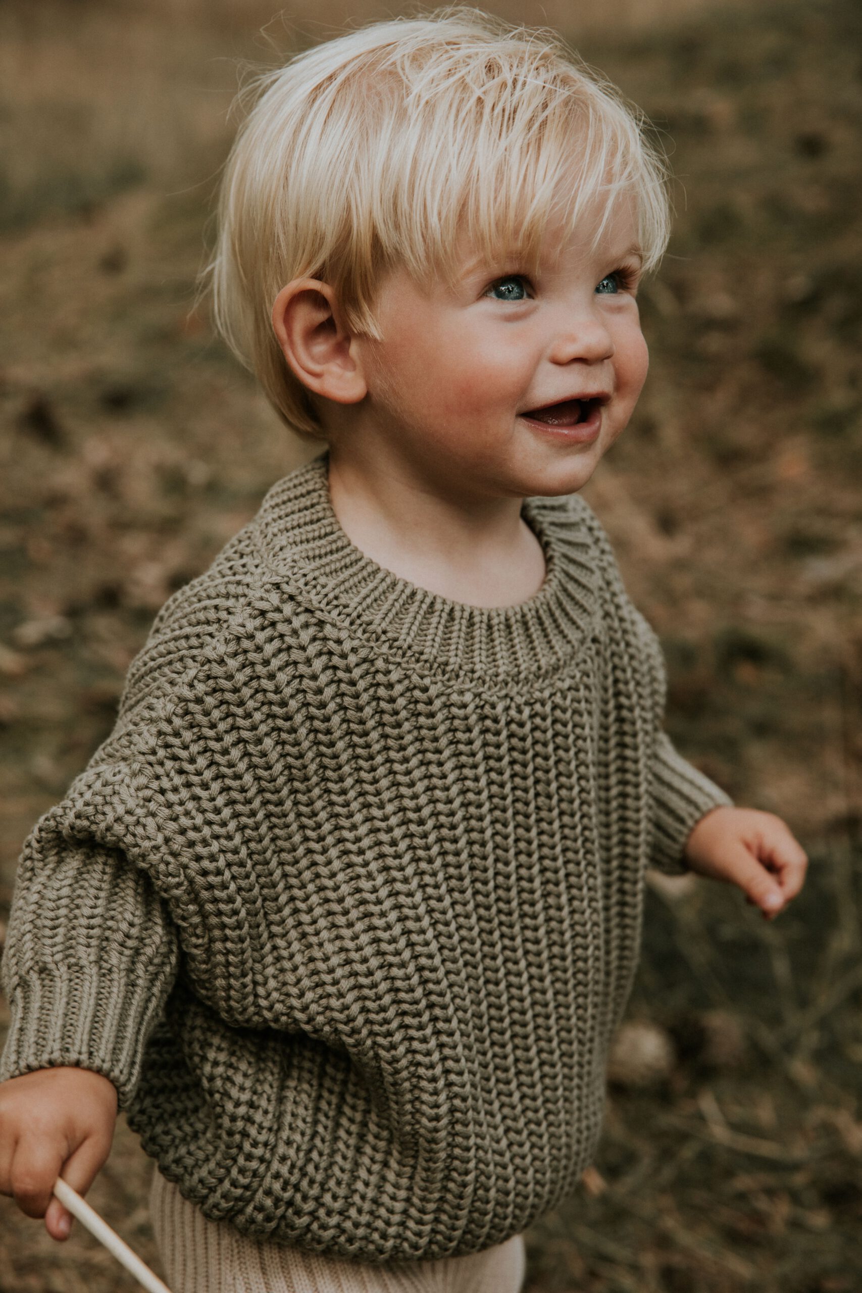 Yuki Chunky Knit Sweater Sage - Image 3