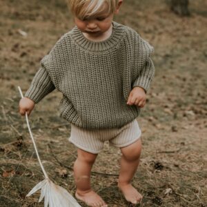 Yuki Chunky Knit Sweater Sage