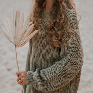 Yuki Chunky Knit Sweater Sage