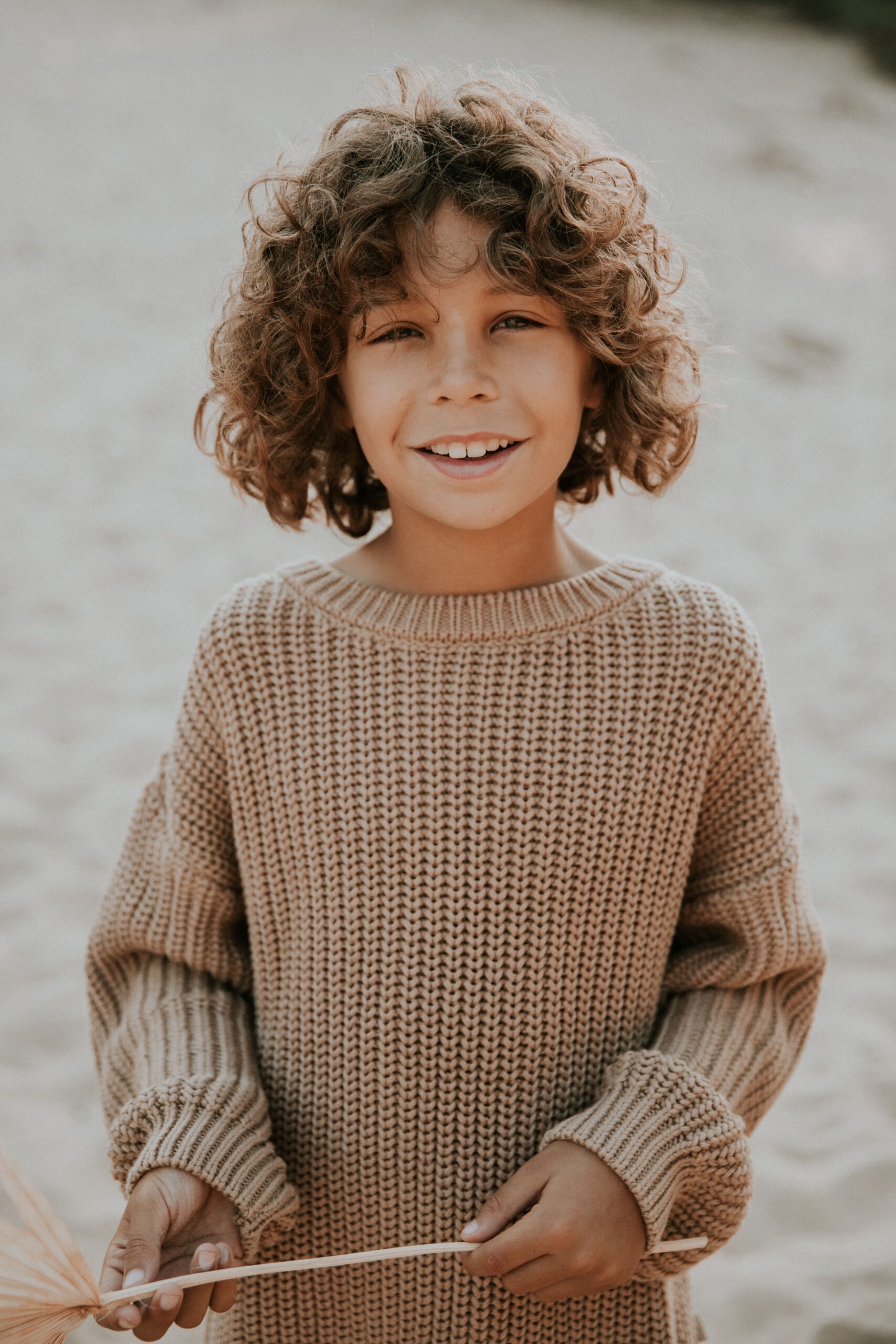 Yuki Chunky Knit Sweater Toffee - Image 2