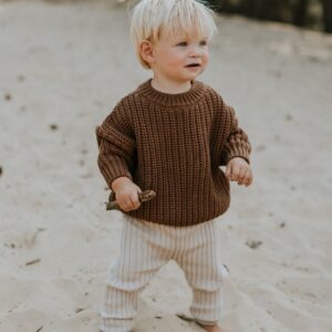 Yuki Chunky Knit Sweater Walnut