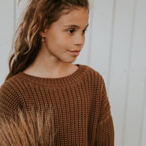 Yuki Chunky Knit Sweater Walnut